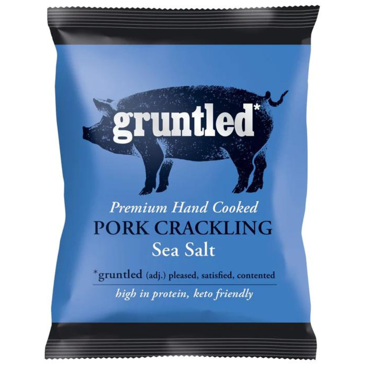 Gruntled Sea Salt Pork Crackling 20 x 35g