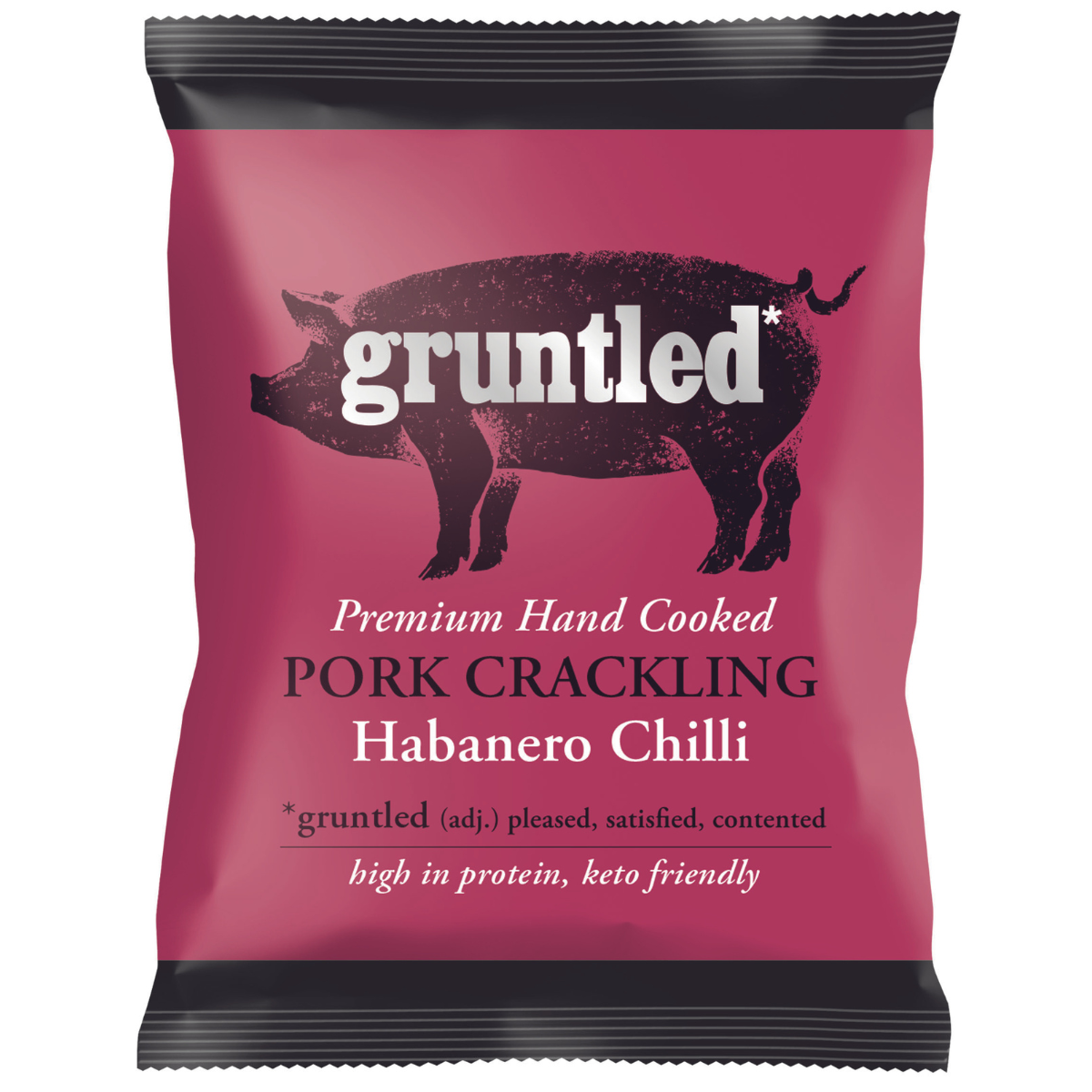 Gruntled Habanero Chilli Pork Crackling 20 x 35g