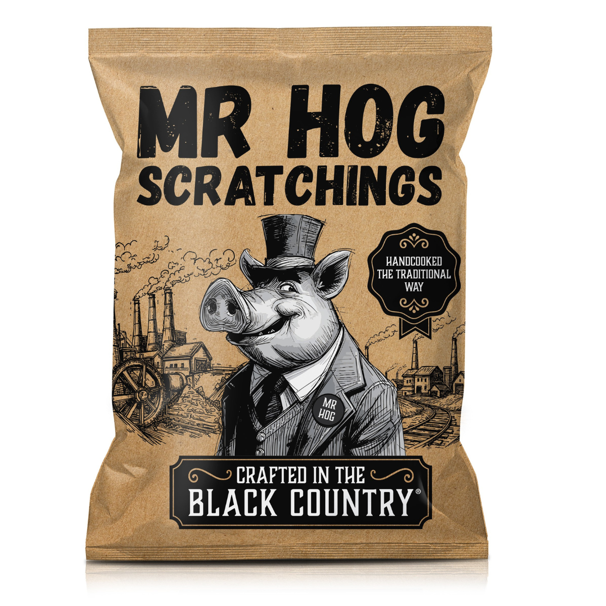 Mr Hog Traditional Pork Scratchings 12x40g
