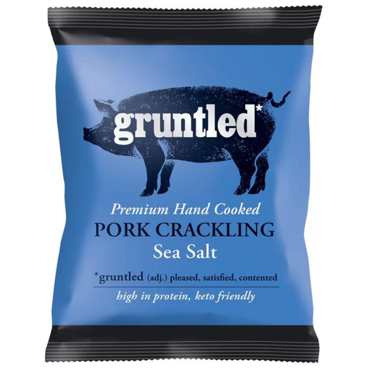 Gruntled Sea Salt Pork Crackling 20 x 35g