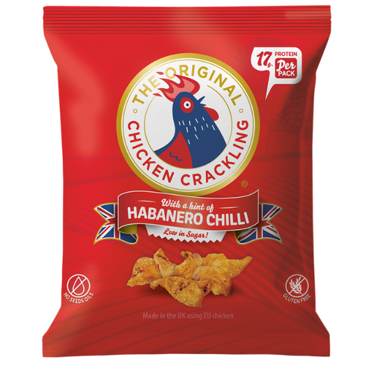 The Original Chicken Crackling Habanero Chilli 10 x 40g