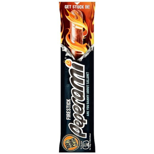 Peperami Firestick Hot Smoked Pork Salami 24 x 22.5g