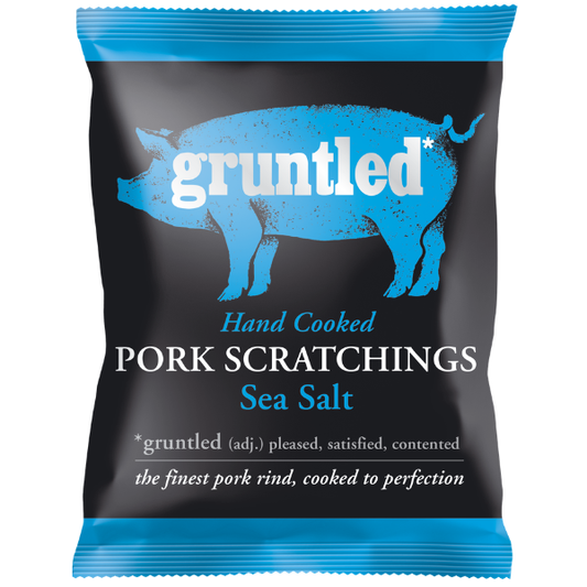 Gruntled Sea Salt Pork Scratchings 20 x 35g